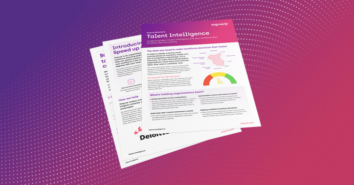 Talent intelligence solution brief