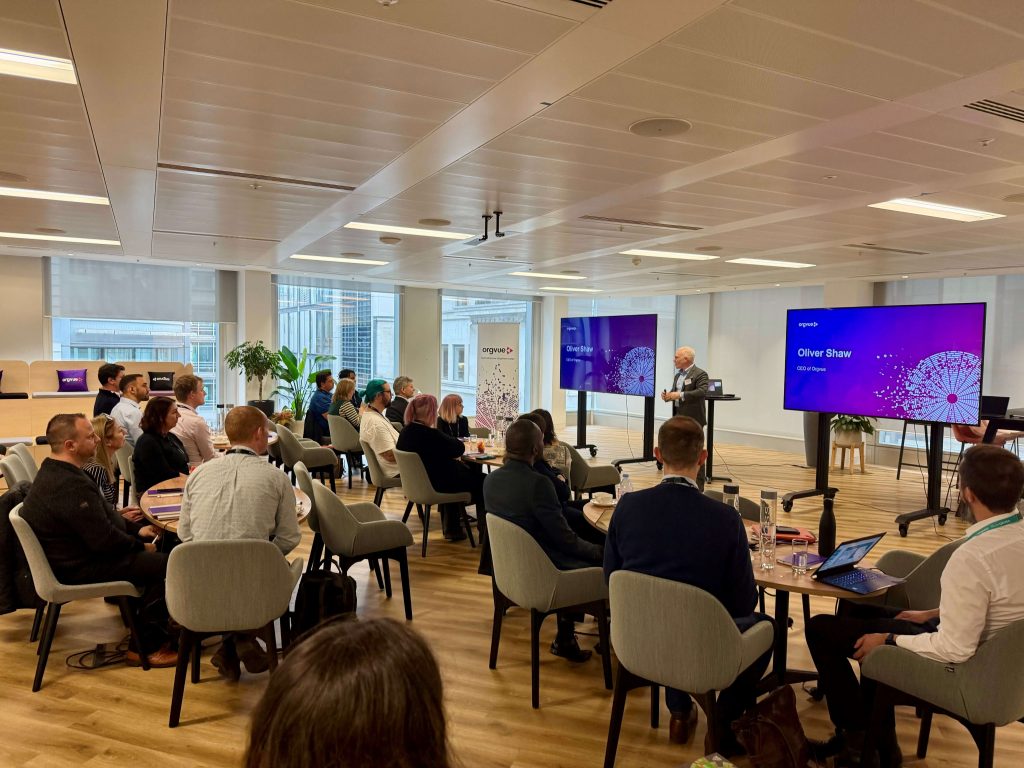 An event in the Orgvue office in London